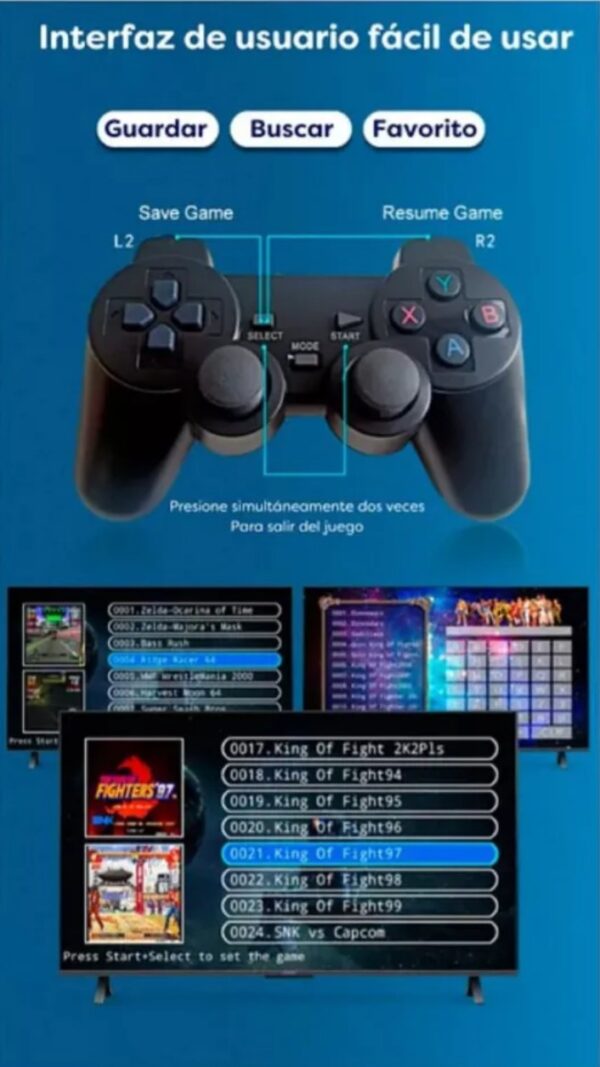 Game TV Stick 5G - 8K Android Ultra HD + Controles - Image 3
